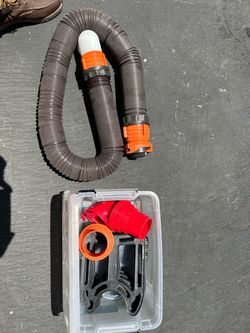RV Sewer Hose Kit with Fittings and support bridge
