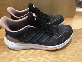 Womens Adidas Black Pink Mauve EQ21 Run Shoes Sz 9.5 