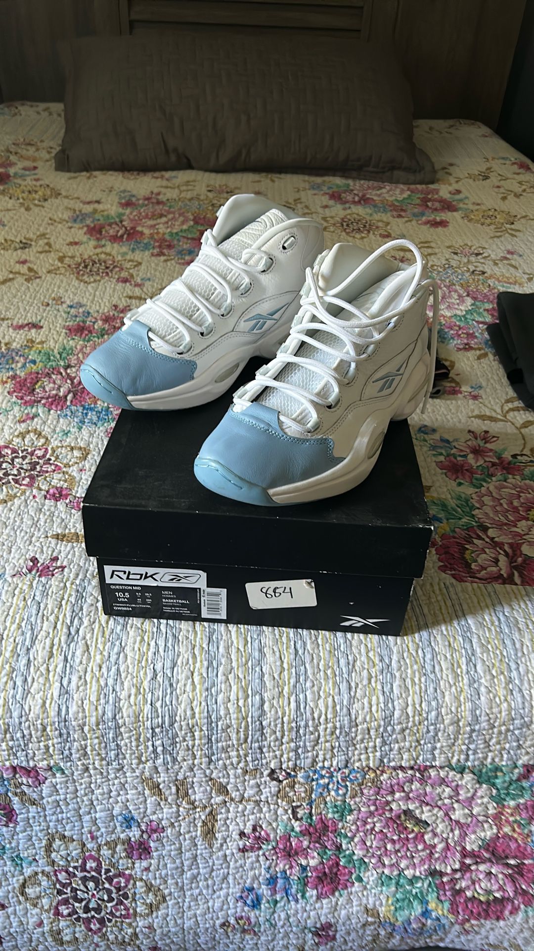 Reebok White And Light Blue For Men