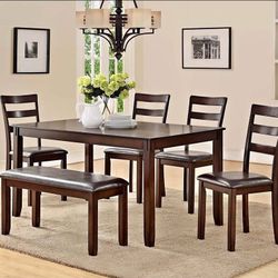BRAND NEW 6PCS DINNING TABLE SET $389