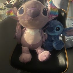 Giant Angel And stitch Plush