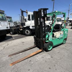 2000 Mitsubishi 6000 Lbs Three Stage 72 Inch Forks New