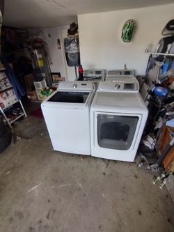 Samsung WASHER and electric dryer Large Capacity