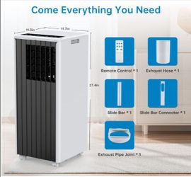 Denbig 3-in-1 Portable Air Conditioner with Remote Control