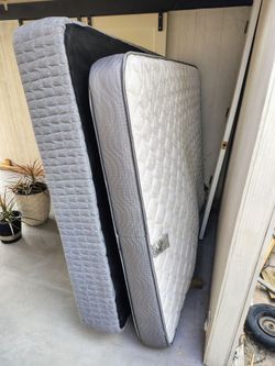 Queen size mattress and box spring ($225)