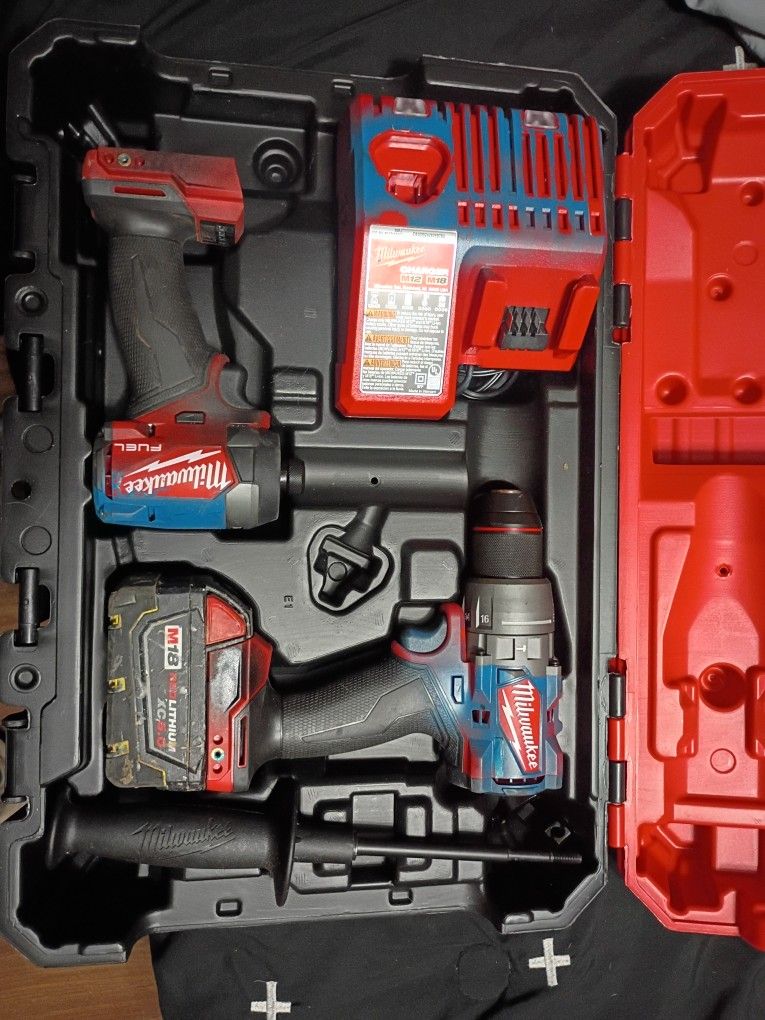 Milwaukee Fuel Drill Set