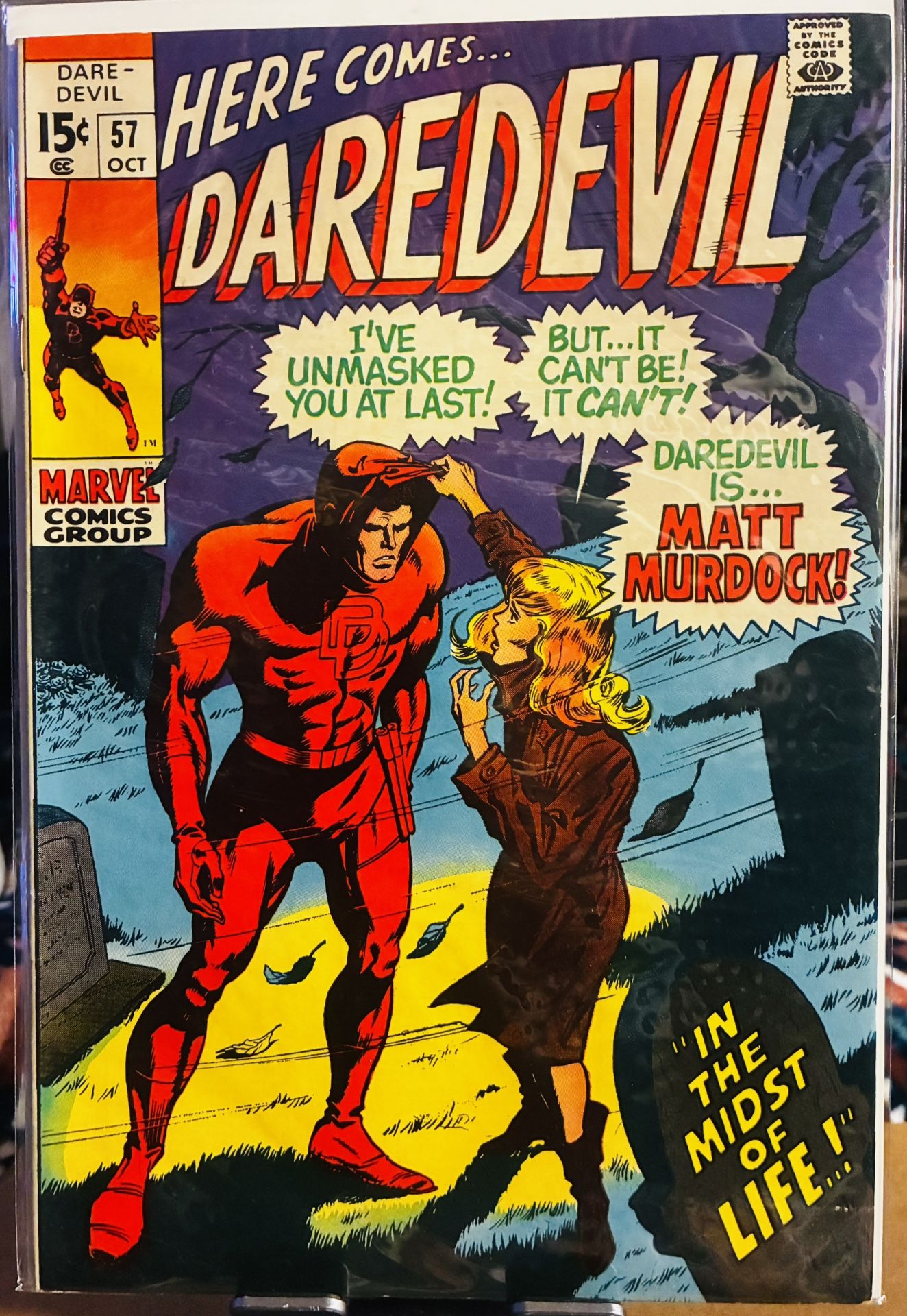 Marvel Comics (Marvel Edge) #57A Daredevil, Vol. 1 In The Midst of Life...! Daredevil reveals his identity to Karen Page🔑