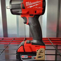 $409value FREE XC5.0 BATTERY! SPECIAL Milwaukee M18 FUEL 3/8" MID torque Impact Wrench! 600FTLB TORQUE 