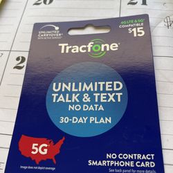 Tracfone Minutes / Unlimited Talk And Text