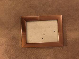 Rose Gold Plastic Picture Frames $1