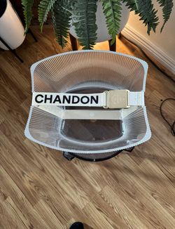 Moet & Chandon Champagne Cooler Clear Acrylic w Belt New