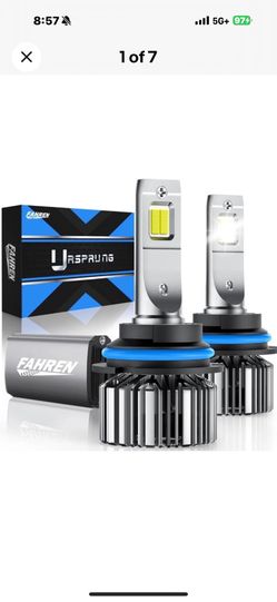 Fahren 9007/HB5 LED Light Bulbs 60W 24000 Lumens 6500K Cool White IP68 (Pair)