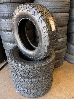 LT 255/70R18 BFGOODRICH All-Terrain T/A KO2 full tires set