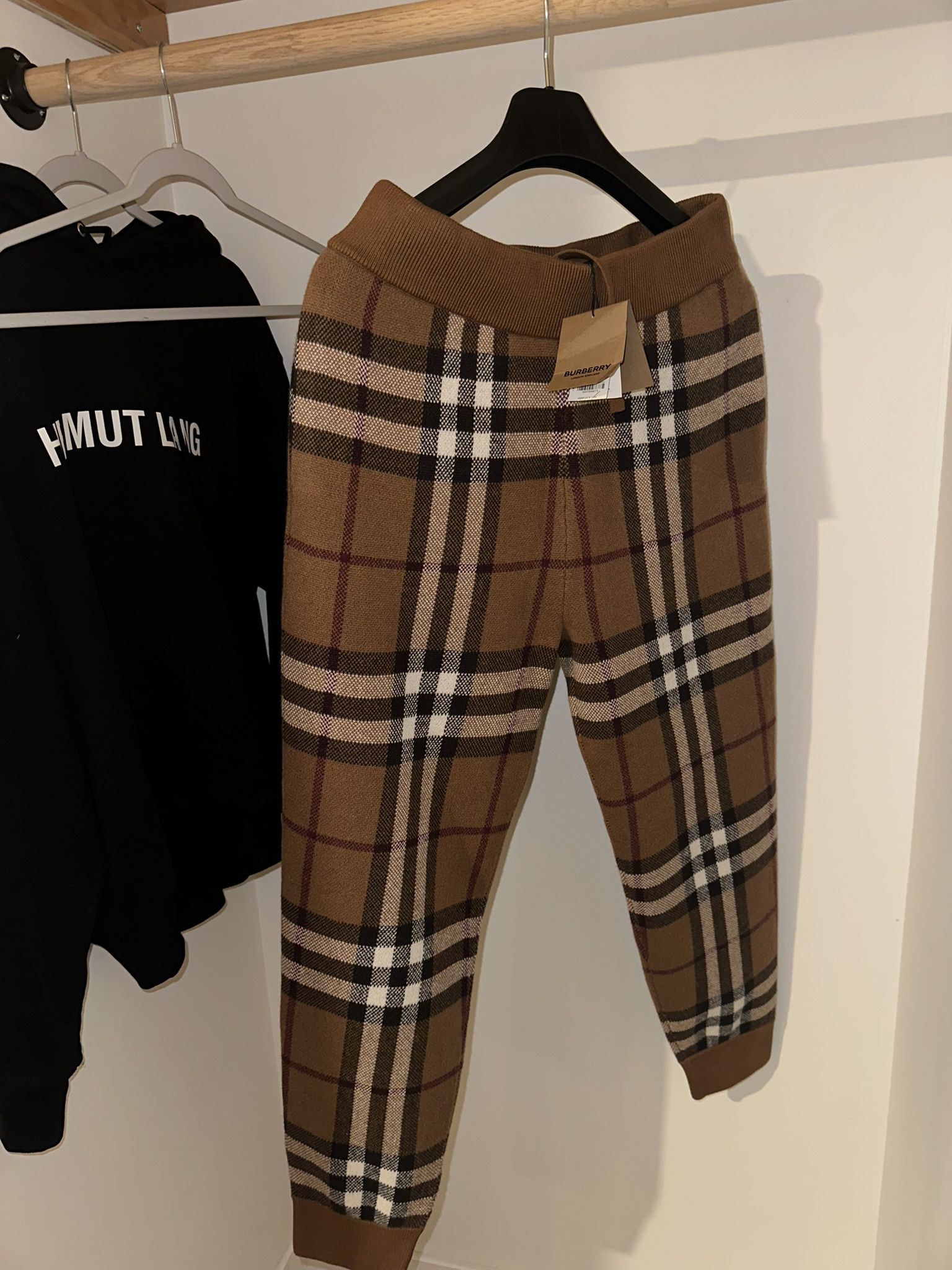 Burberry Knit Sweatpants Size Medium