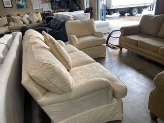 Fabric living room sets 2 pieces