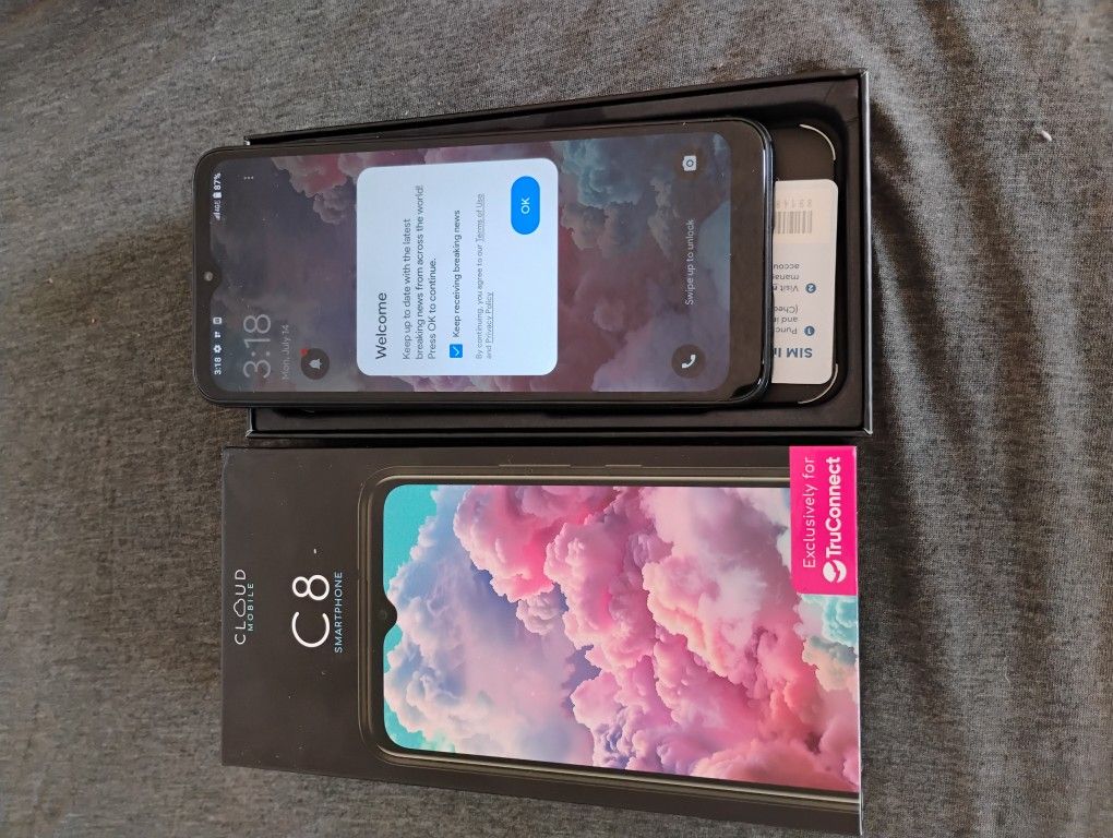 Cloud Mobile C8 Smartphone (Unlocked, New In box)
