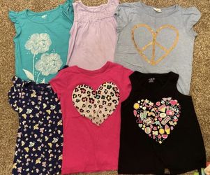 Girls size 7-7/8 shirt lot