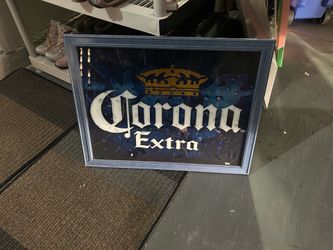 Framed  Corona Extra Picture