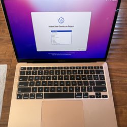 2020 Rose Gold Mac Book For Sale, Open To Offers