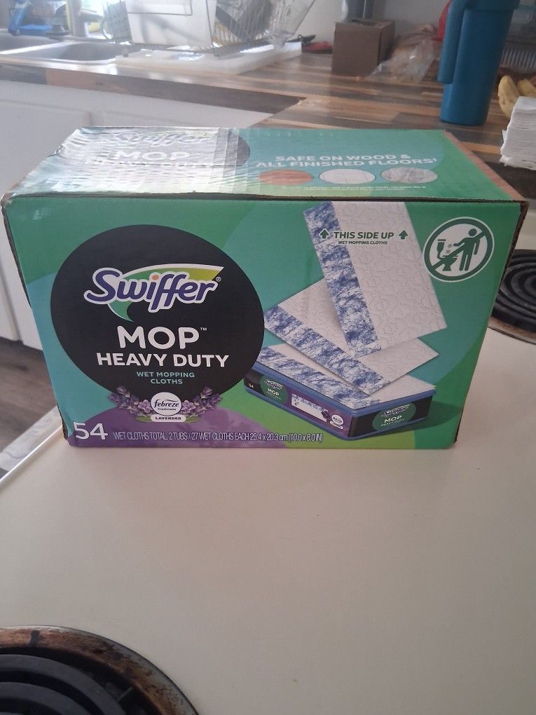 SWIFFER Mop Heavy Duty Wet Mopping Cloths
