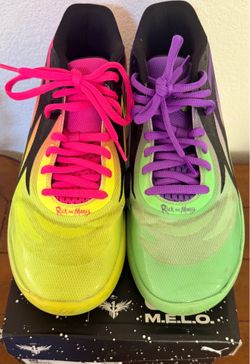 Men’s Shoes Size 9.5 Lamelo Ball MB.02 Puma Basketball Shoes Rick & Mortys