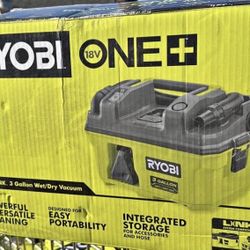RYOBI ONE+ 18V LINK Cordless 3 Gal. Wet/Dry Vacuum (Tool Only)