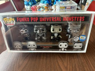 Universal Monsters 4 Pack Metallic Funko Pop