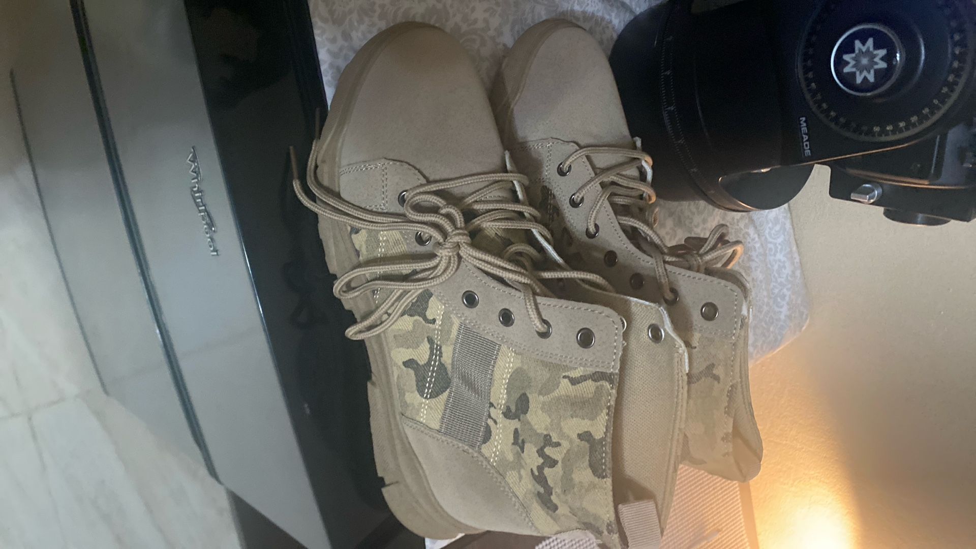 Camo boots