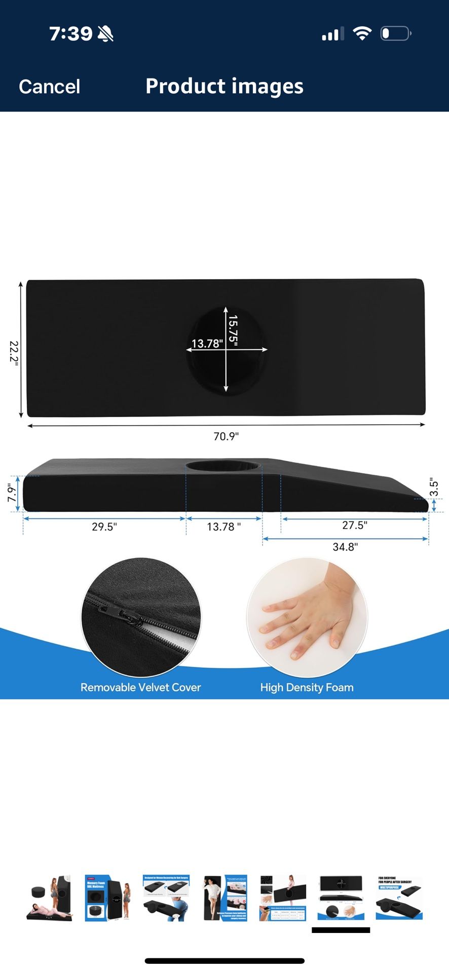 BBL Mattress Pillow