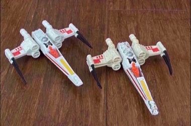Vintage Star Wars 1978 Diecast X-Wing Starfighter x2