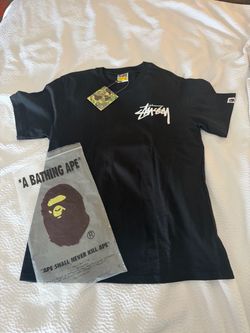 Bape x stussy shirt