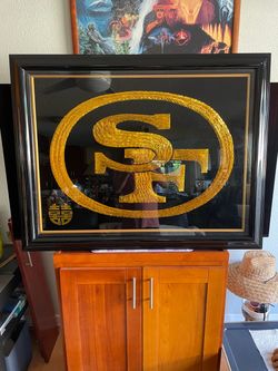 San Francisco 49ers SF Logo Framed Wall Art