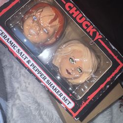 Chucky Ceramic Salt and Pepper  Shaker Set