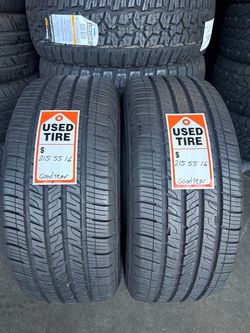 (2) 215/55/16 Goodyear