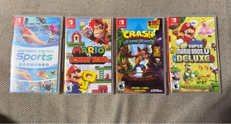 (4) Nintendo Switch Oled Games