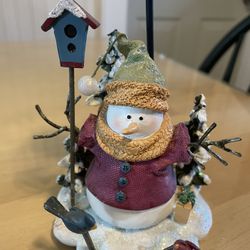 Snowman Candle Holder