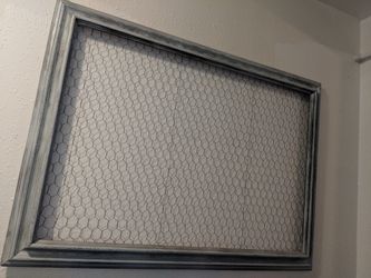 Wooden chicken wire frames