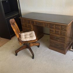 Older Solid Wood Desk