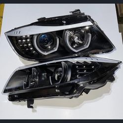 Ob HL-3D-E9005-BK 05-08 BMW 325i / 325Xi 4DR Sedan Models