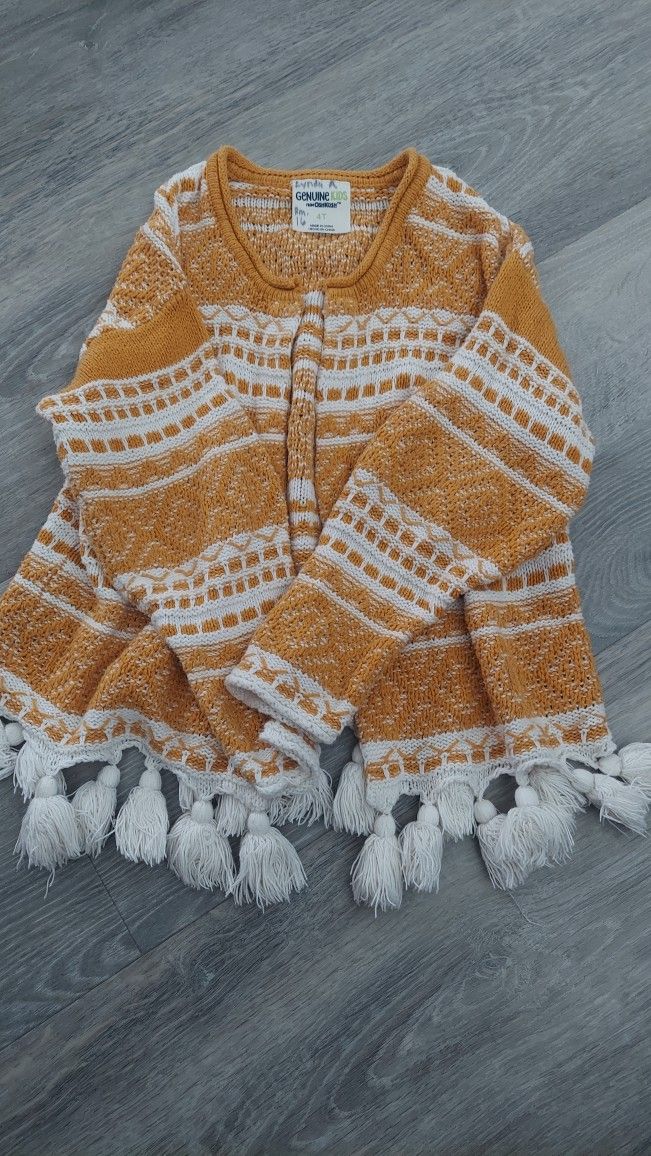 Toddler Fringe Cardigan 