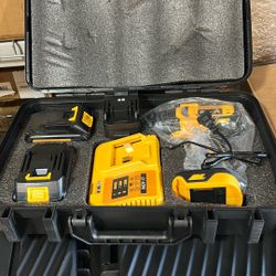 20V Cordless Impact Wrench Kit w/ Battery Charger & Socket Set – New