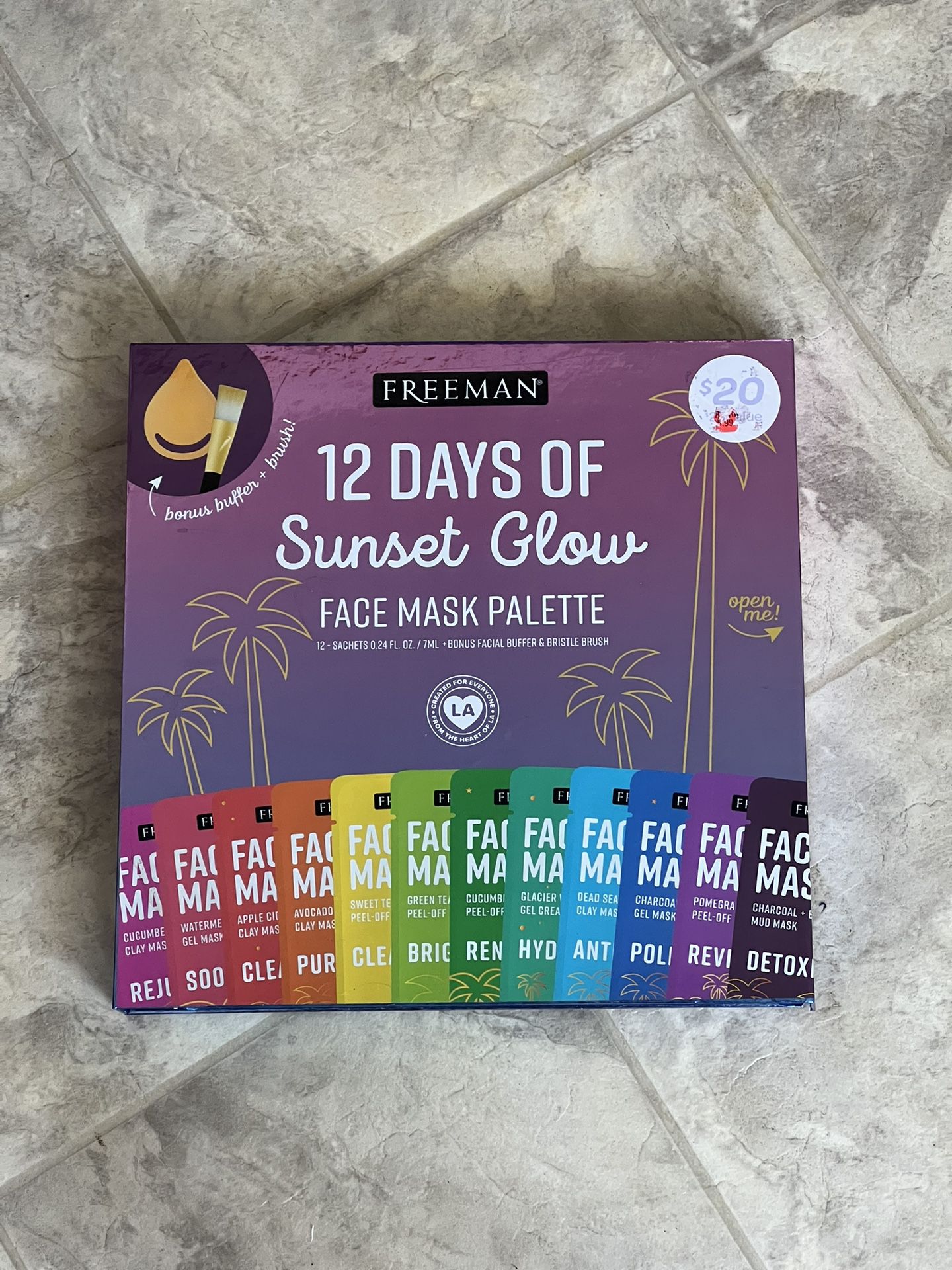 12 Day Face Mask Palette