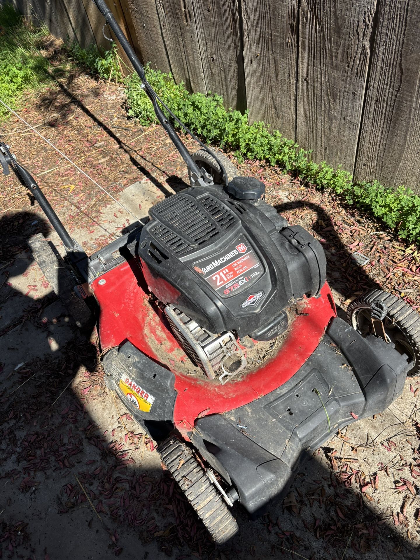 Briggs And Stratton Mower. Needs minor work