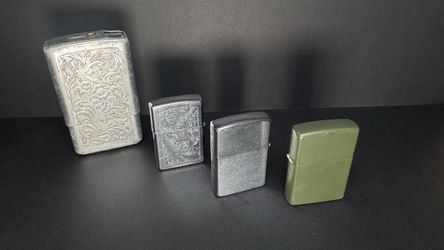 Lot of  3 Vintage Pocket Lighters zippo