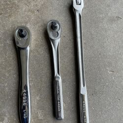 Craftsman 1/2 Inch  Ratchet Wrench 3 Piece Set