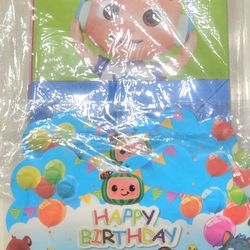 Cocomelon Birthday Invitations and Gift Bags