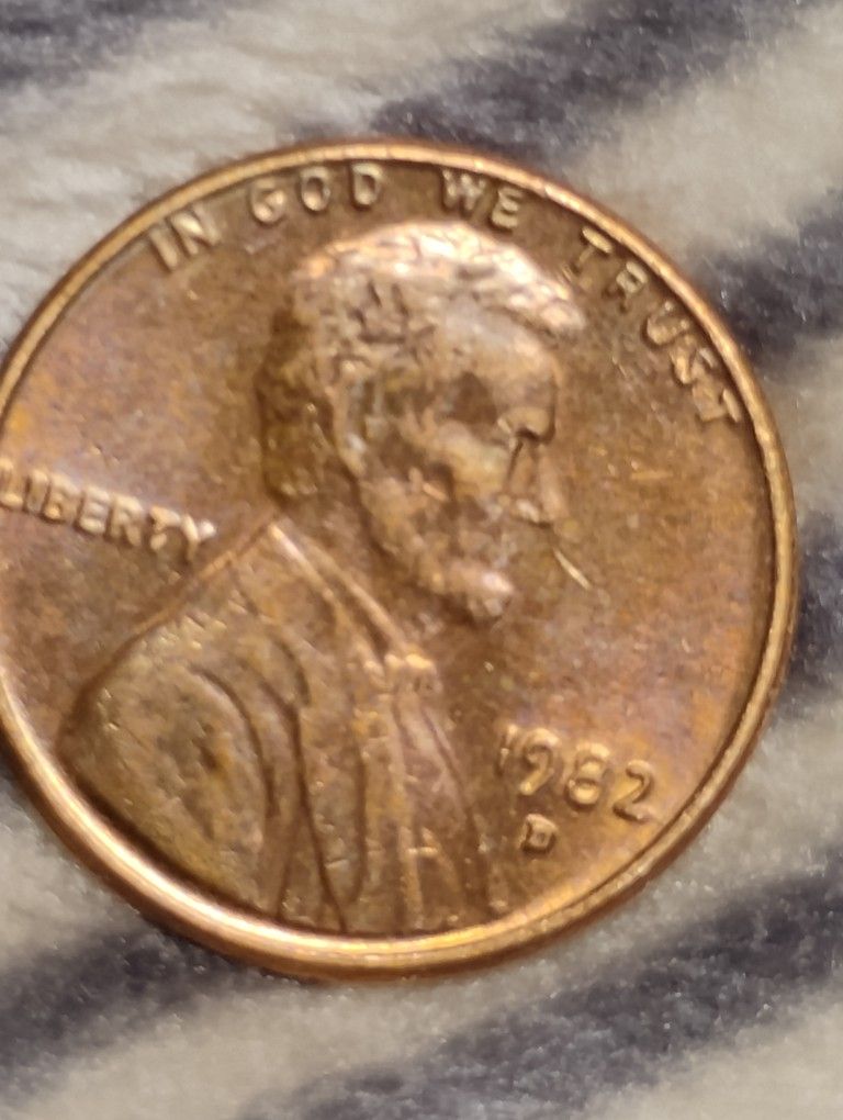 1982 Large Date D Mint Mark Lincoln Cent