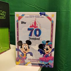 Disneyland 70 Topps Trading Cards Value Box 
