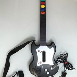 Guitar Hero Red Octane Gibson SG PSLGH PlayStation 2 PS2 Wired Black Grey