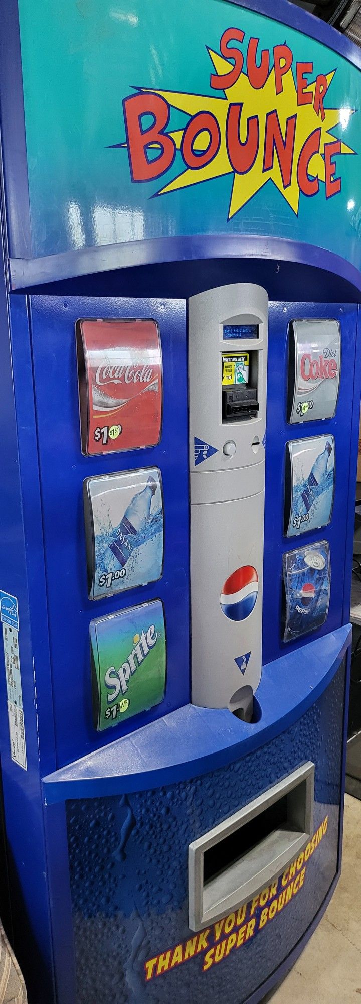 Pepsi Soda Vending Machine